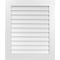 Ekena Millwork Vertical Surface Mount PVC Gable Vent: Non-Functional, w/3-1/2"W x 1"H, Standard Frame, 30"W x 36"H GVPVE30X3601SN - alternate 1